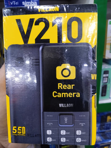 Villaon POCK1 Flip Phone – Compact Clamshell Mobile With Wireless FM Radio, Digital Camera, Dual SIM Support, And Long-Lasting Battery Life ( Black )