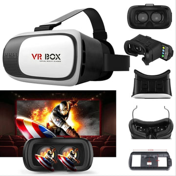 VR Box 2,0- Virtual Reality 3D Glasses With Game Bluetoot Gamepad