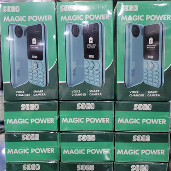 Sego Magic Power 2.0 Inch LCD Dual SIM PTA Approved Mobile With Big 3000mAh Battery (Random Color)