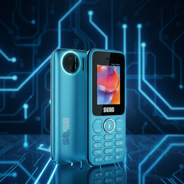 Sego Magic Power 2.0 Inch LCD Dual SIM PTA Approved Mobile With Big 3000mAh Battery (Random Color)