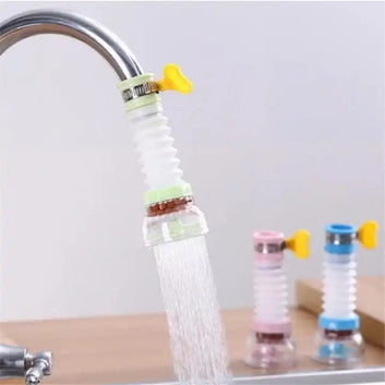 Kitchen Shower Splash Fan Faucet With Clip Water-Saving Filter Tap Nozzle Extended Each (Random Color)